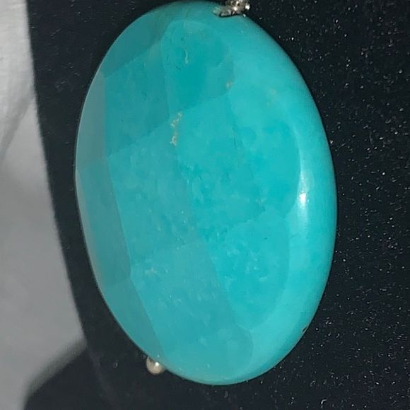 Turquoise pendant necklace. 18” - Picture 5 of 8